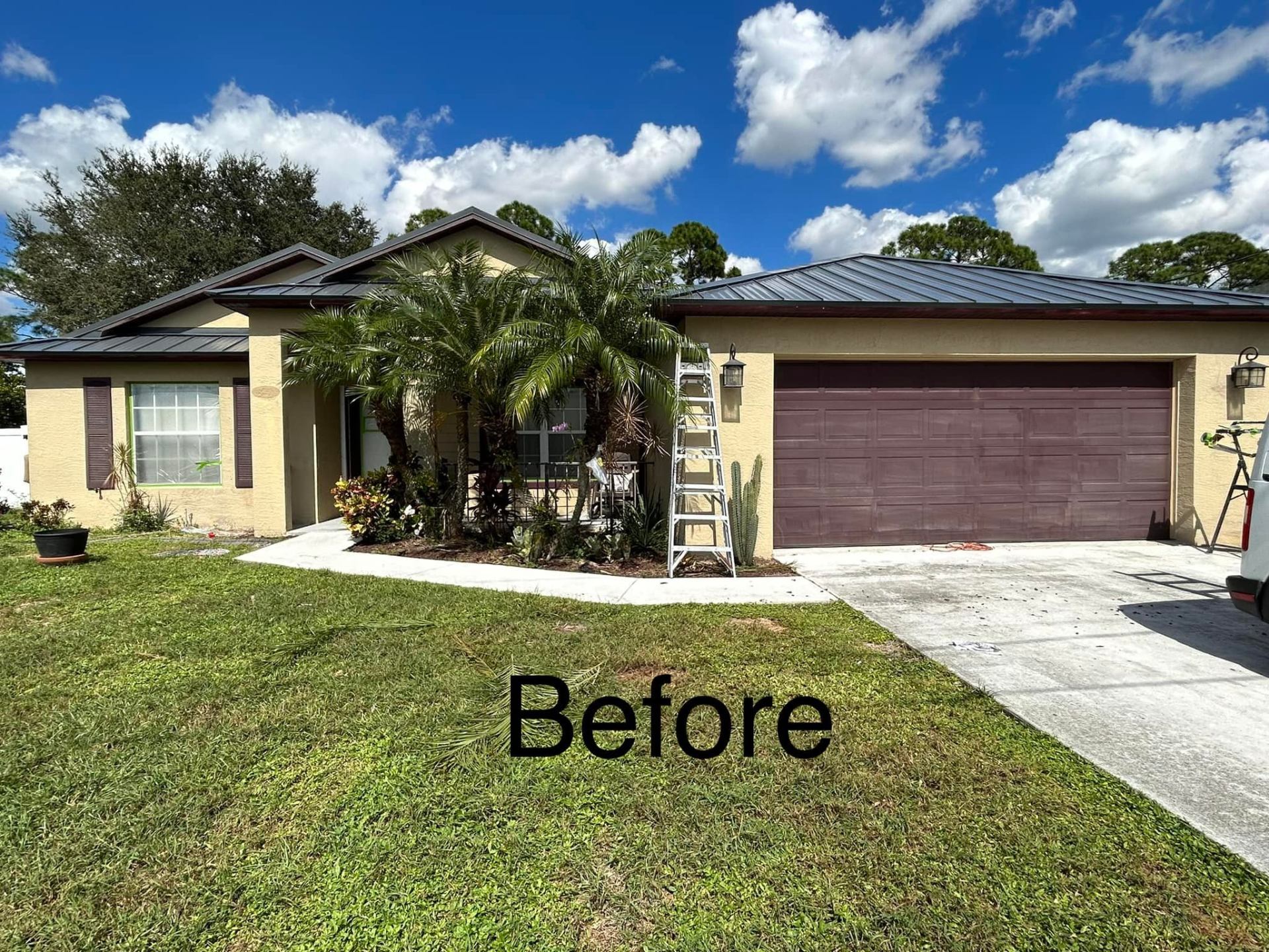 Exterior Repaint — Stuart — before