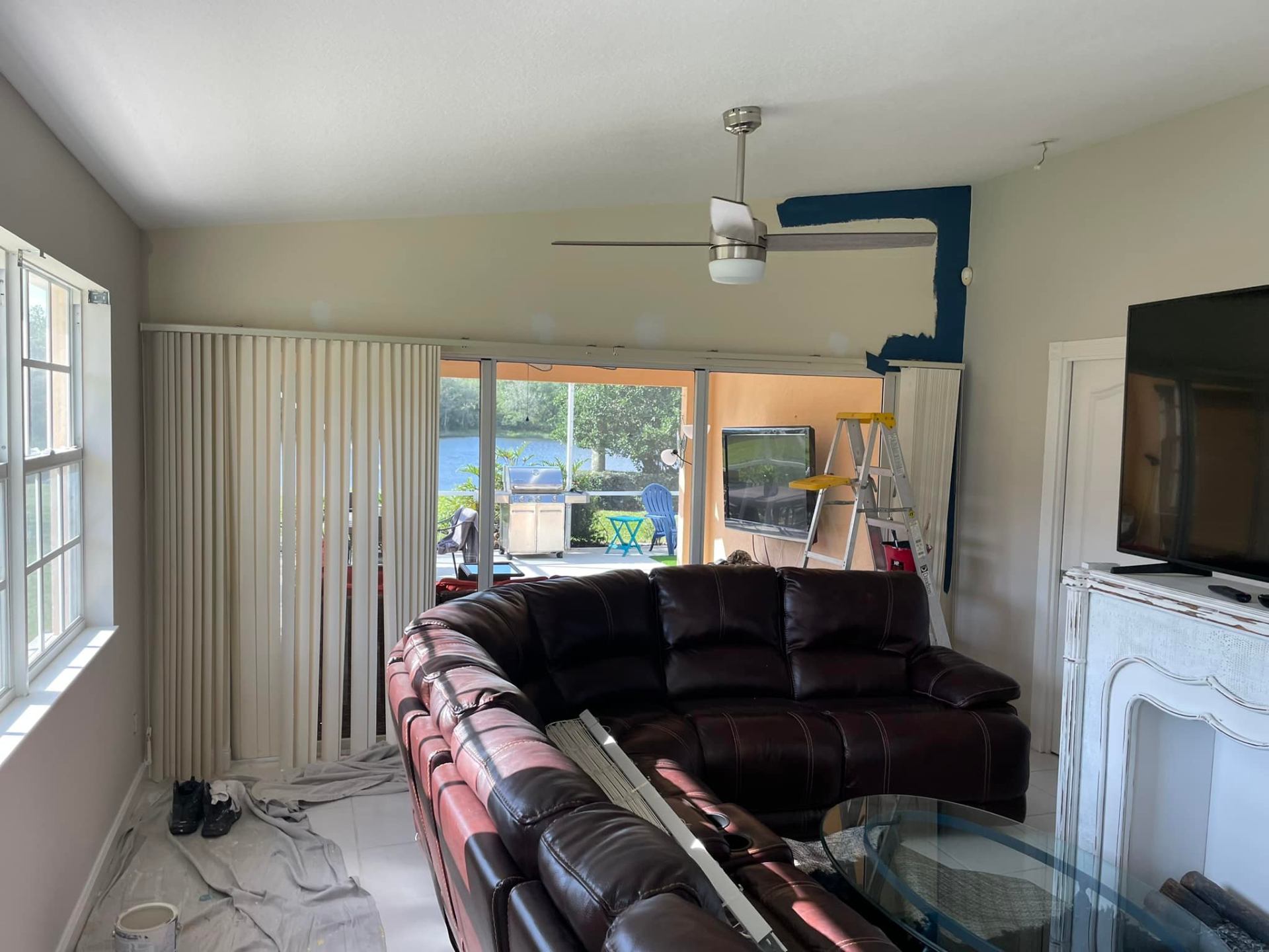 Interior Repaint — Vero Beach — before